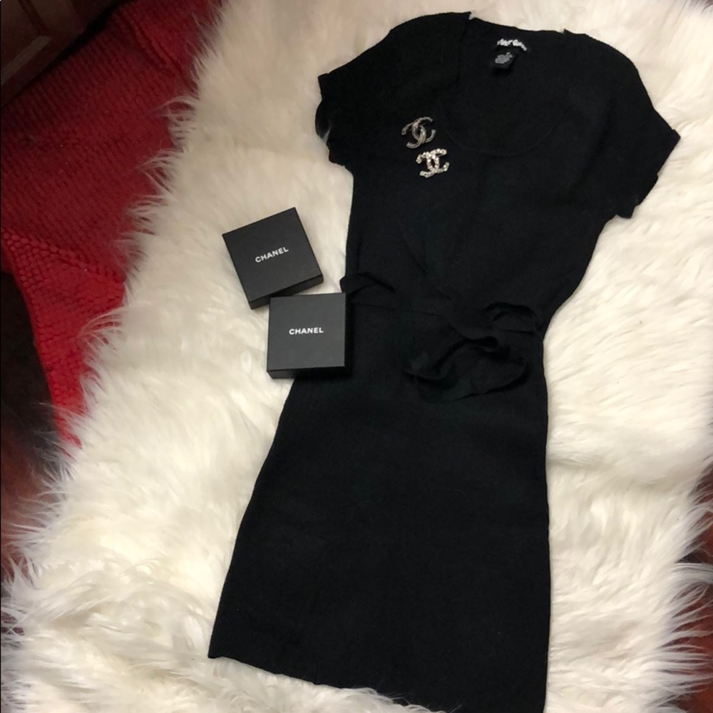 Planet Gold Sweater Dress